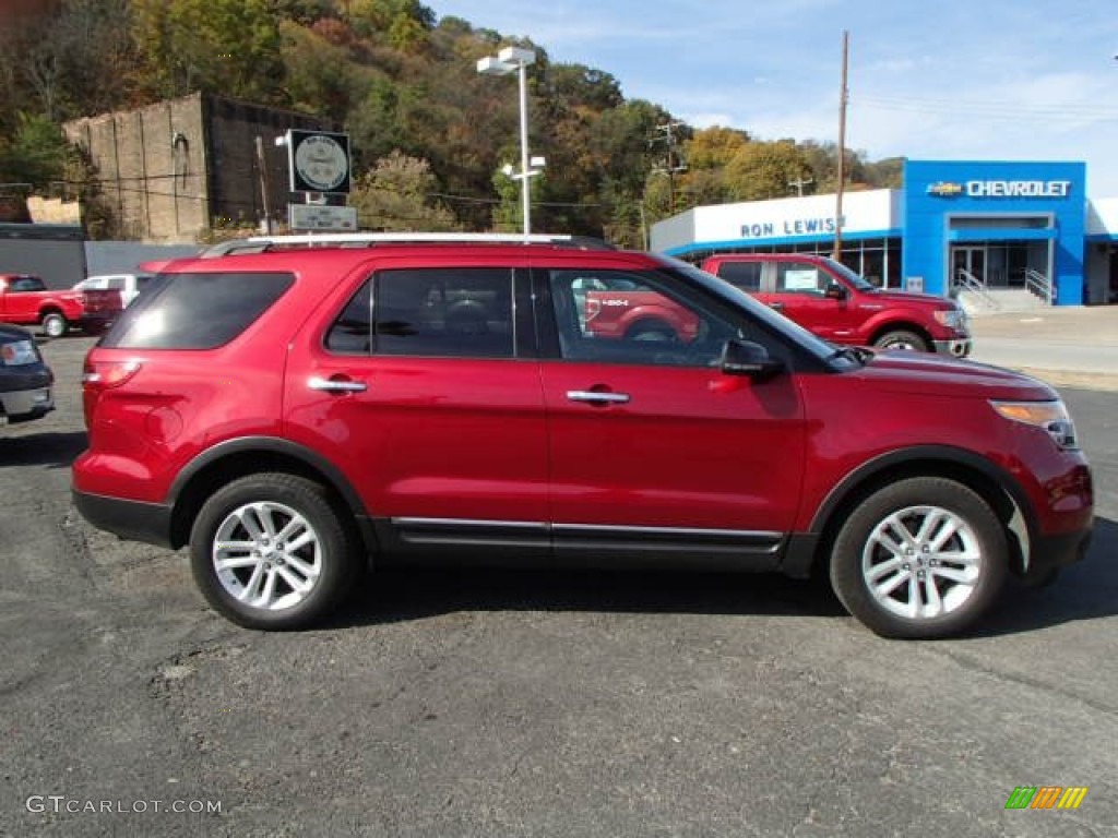 Ruby Red Metallic Ford Explorer