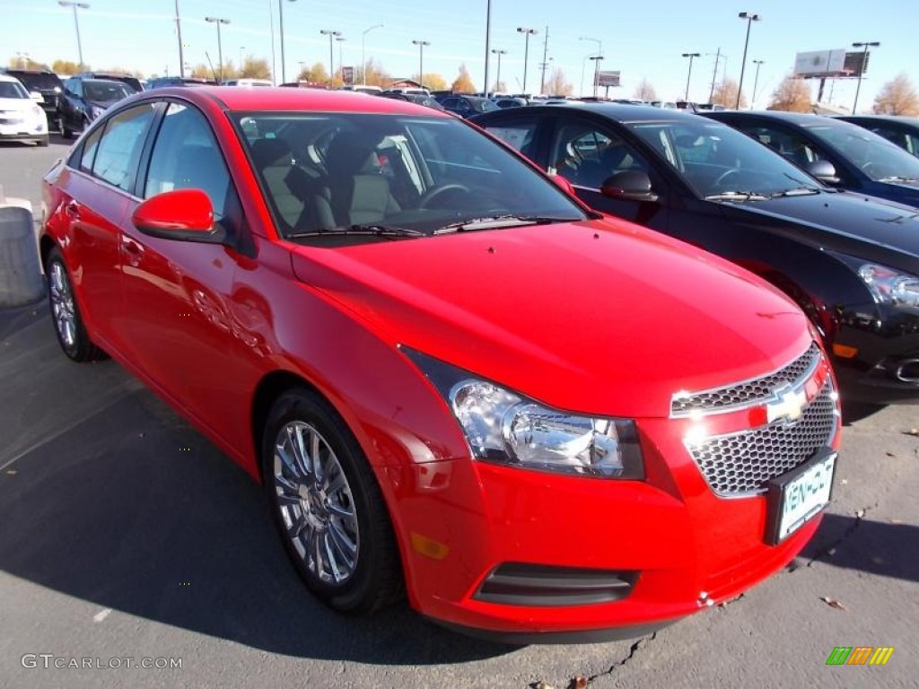 2014 Cruze Eco - Red Hot / Jet Black photo #1