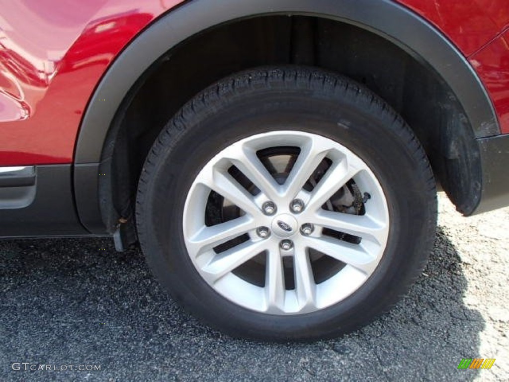 2013 Explorer XLT 4WD - Ruby Red Metallic / Medium Light Stone photo #9