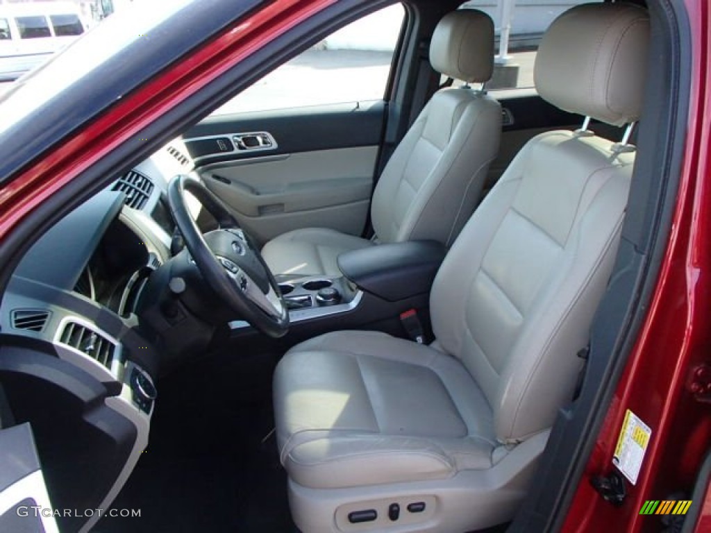 2013 Explorer XLT 4WD - Ruby Red Metallic / Medium Light Stone photo #10