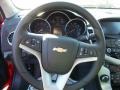 Jet Black 2014 Chevrolet Cruze Eco Steering Wheel