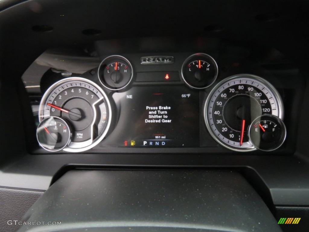 2014 Ram 1500 Sport Crew Cab 4x4 Gauges Photo #87318790