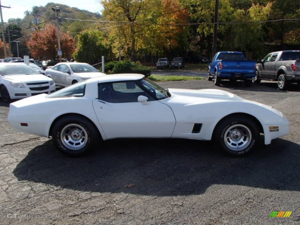 1980 Corvette Coupe - White / Claret photo #1