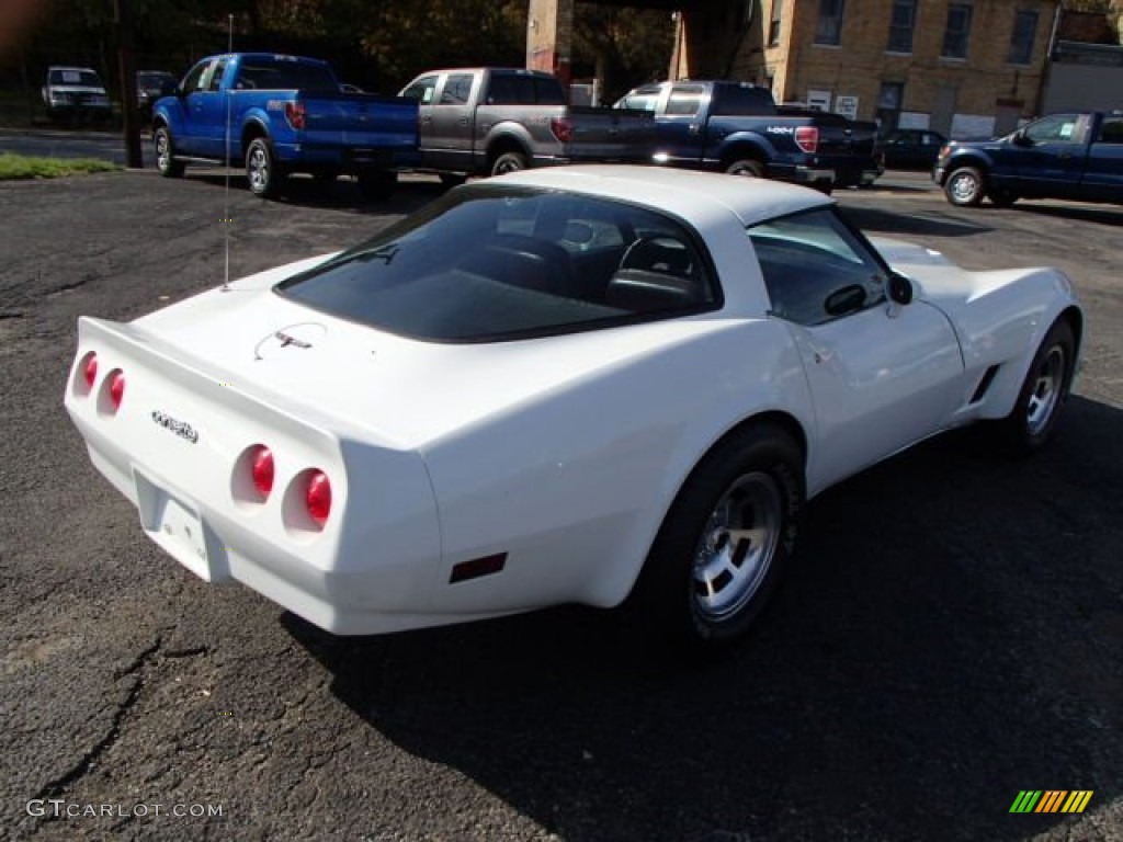 1980 Corvette Coupe - White / Claret photo #7