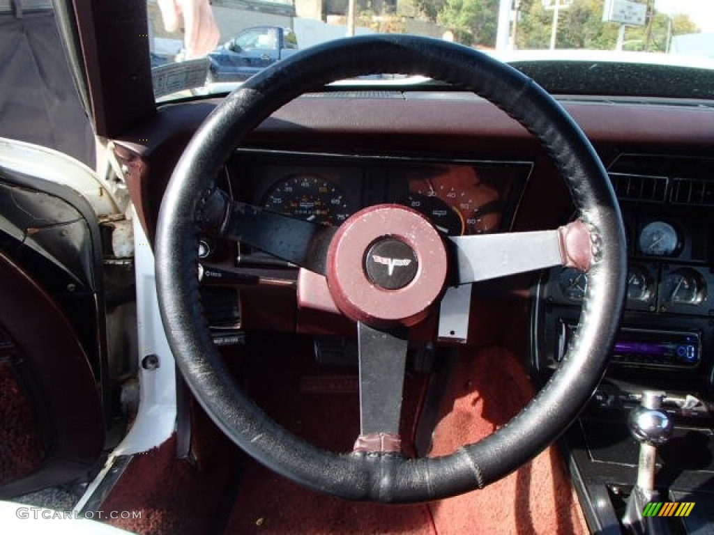 1980 Chevrolet Corvette Coupe Claret Steering Wheel Photo #87319388
