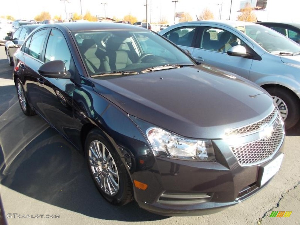 2014 Cruze Eco - Blue Ray Metallic / Jet Black photo #1