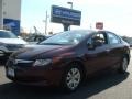 Crimson Pearl - Civic LX Sedan Photo No. 1