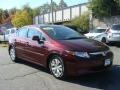 Crimson Pearl - Civic LX Sedan Photo No. 3