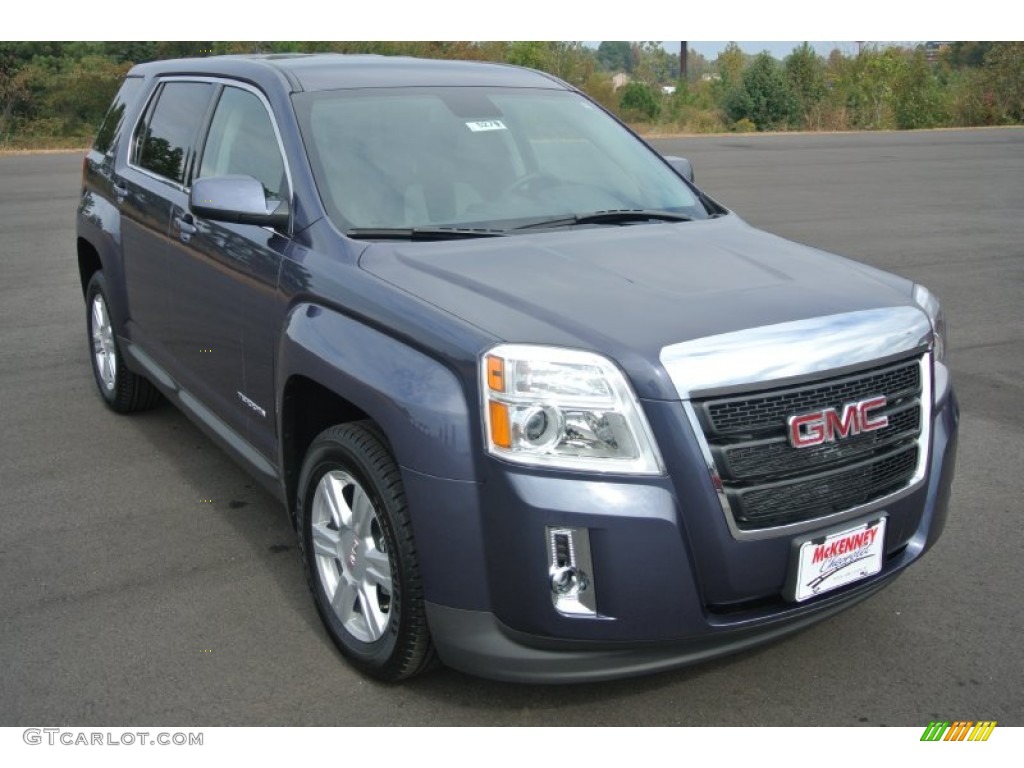 2014 Terrain SLE - Atlantis Blue Metallic / Light Titanium photo #1