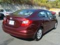 Crimson Pearl - Civic LX Sedan Photo No. 4