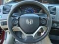 Crimson Pearl - Civic LX Sedan Photo No. 13