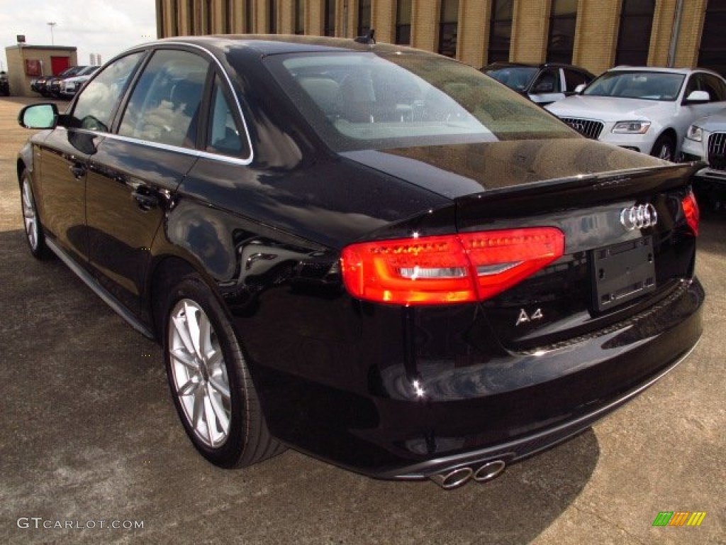 2014 A4 2.0T Sedan - Brilliant Black / Black photo #4