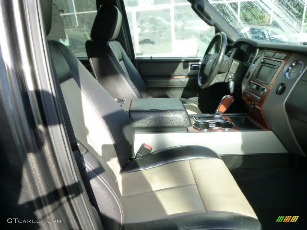 2008 Expedition EL Eddie Bauer 4x4 - Stone Green Metallic / Charcoal Black/Camel photo #10