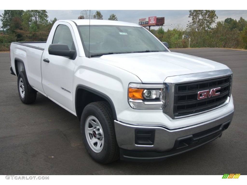 2014 Summit White GMC Sierra 1500 Regular Cab 87307941 Photo 4