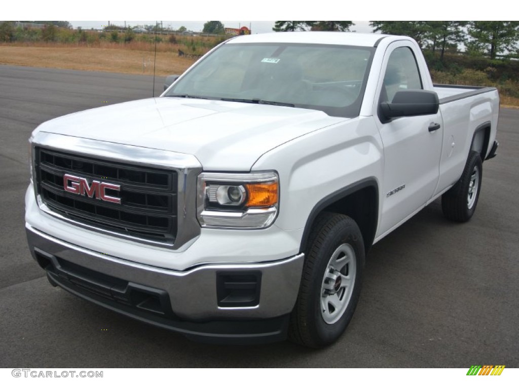 Summit White 2014 GMC Sierra 1500 Regular Cab Exterior Photo #87320275