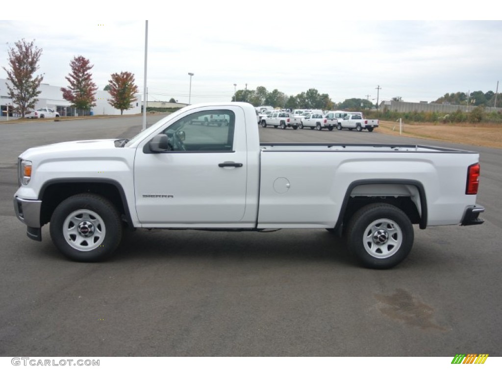 Summit White 2014 GMC Sierra 1500 Regular Cab Exterior Photo #87320299