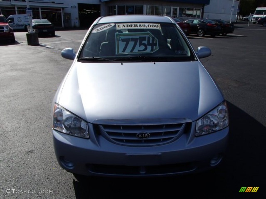 2006 Spectra EX Sedan - Ice Blue / Gray photo #3