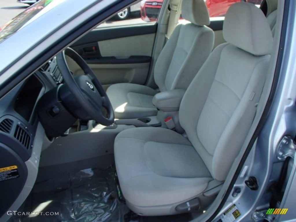 2006 Spectra EX Sedan - Ice Blue / Gray photo #10