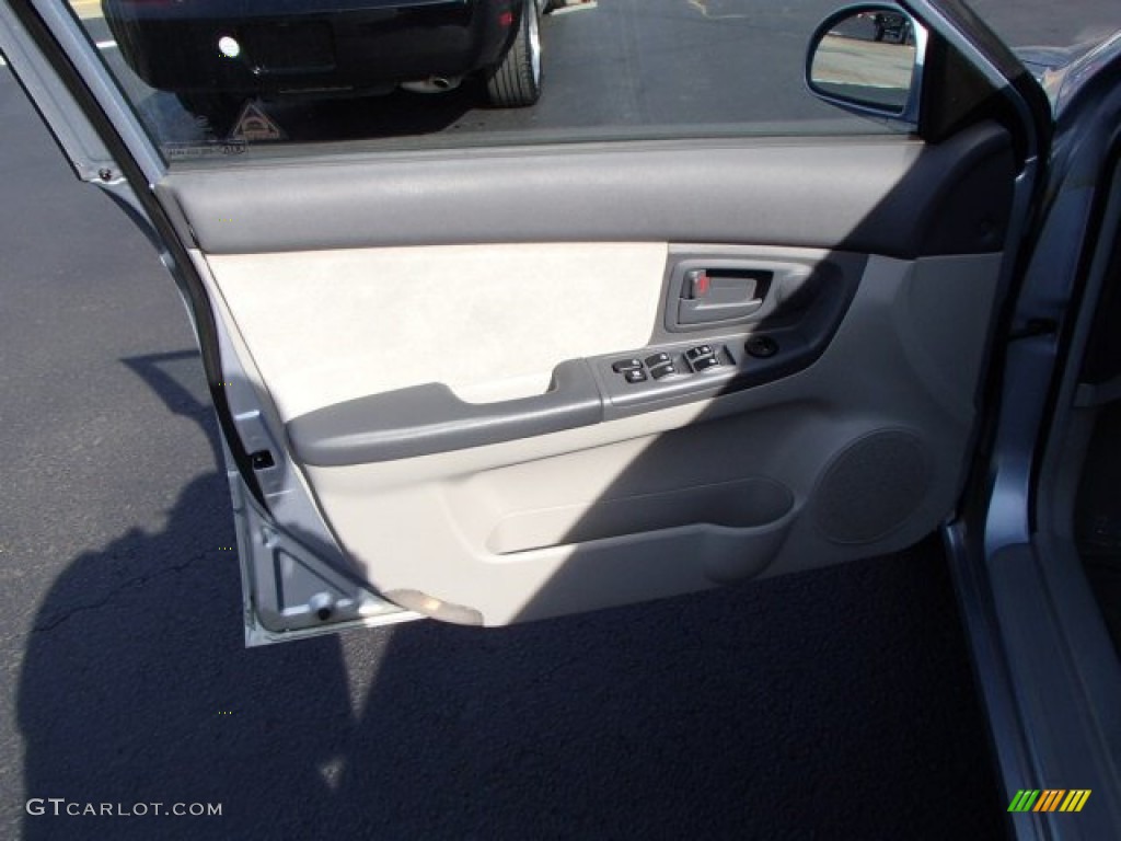 2006 Spectra EX Sedan - Ice Blue / Gray photo #11