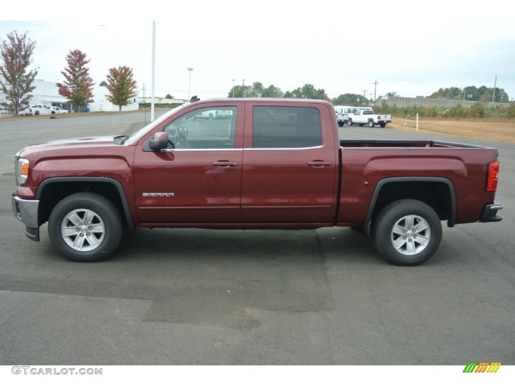 Sonoma Red Metallic 2014 GMC Sierra 1500 SLE Crew Cab Exterior Photo #87321328