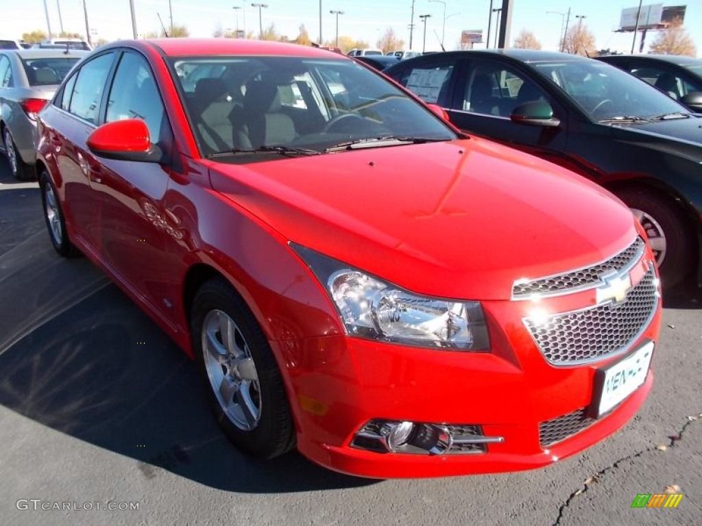 2014 Cruze LT - Red Hot / Jet Black photo #1