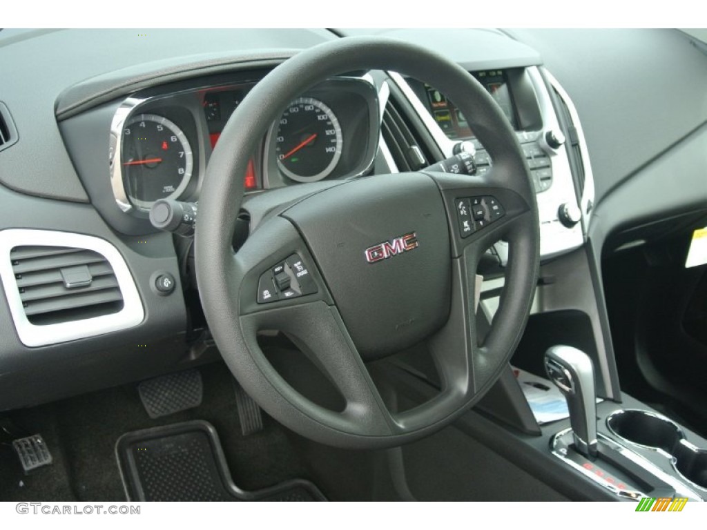 2014 GMC Terrain SLE Jet Black Steering Wheel Photo #87322783