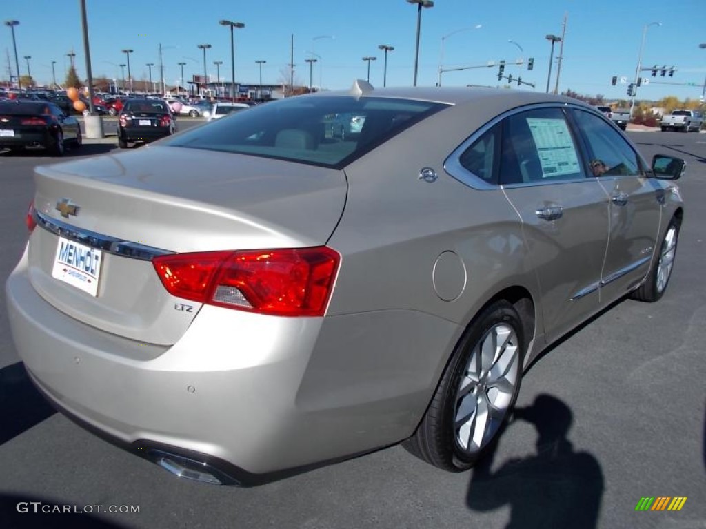 2014 Impala LTZ - Champagne Silver Metallic / Jet Black/Dark Titanium photo #2
