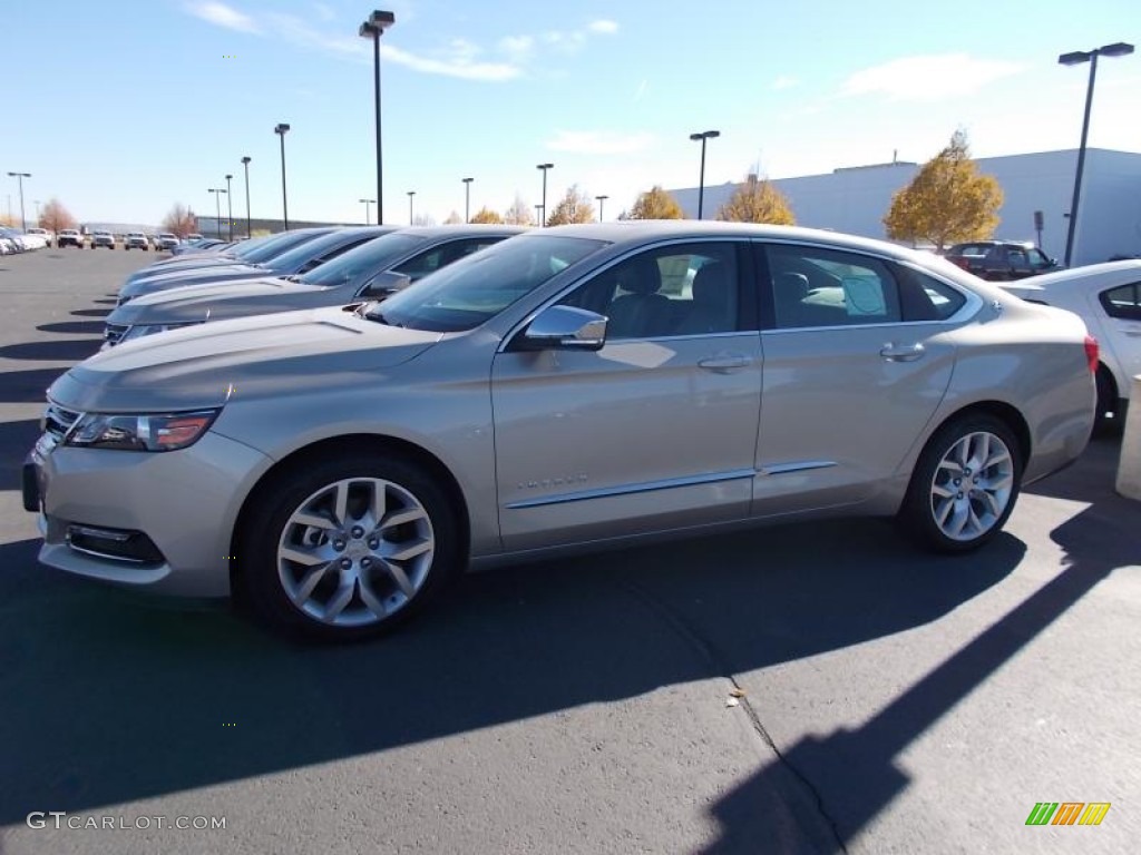 2014 Impala LTZ - Champagne Silver Metallic / Jet Black/Dark Titanium photo #5