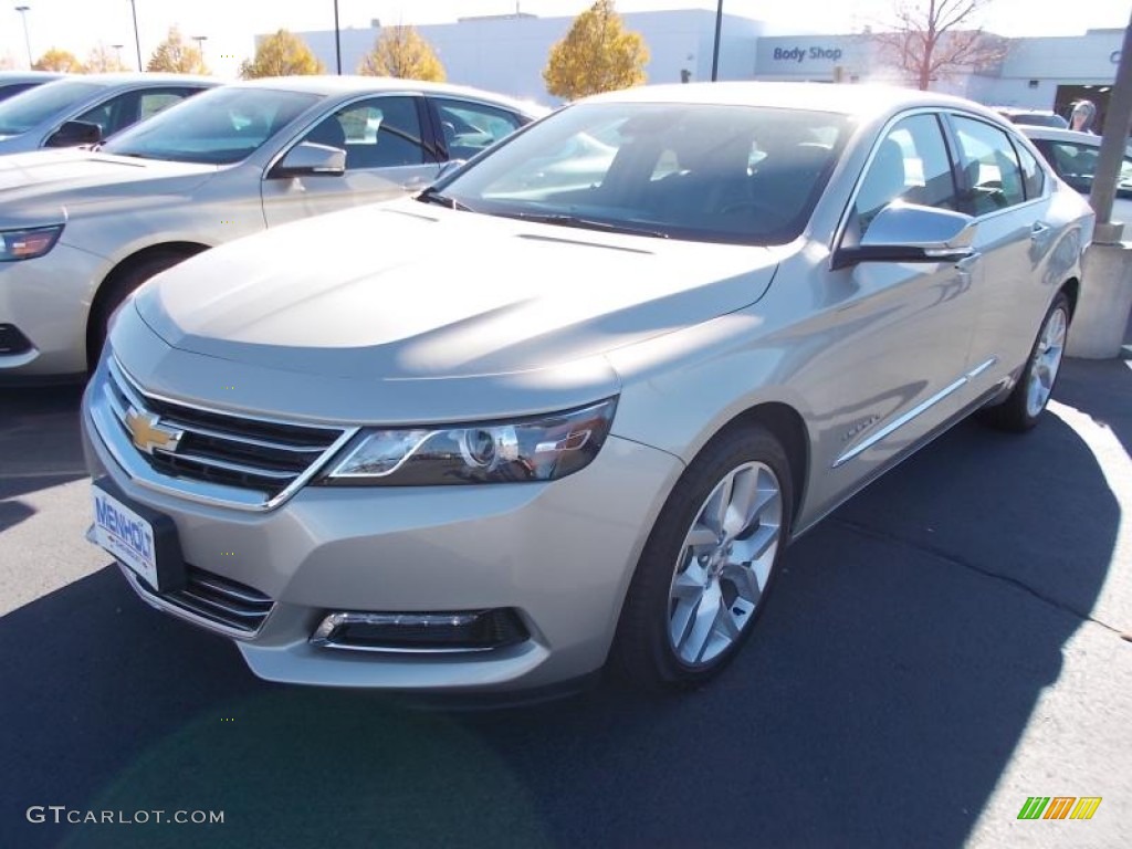 2014 Impala LTZ - Champagne Silver Metallic / Jet Black/Dark Titanium photo #6