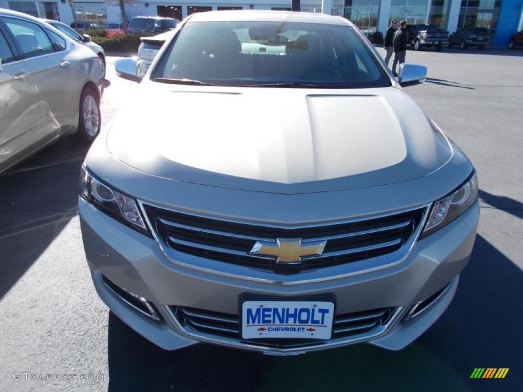 2014 Impala LTZ - Champagne Silver Metallic / Jet Black/Dark Titanium photo #7