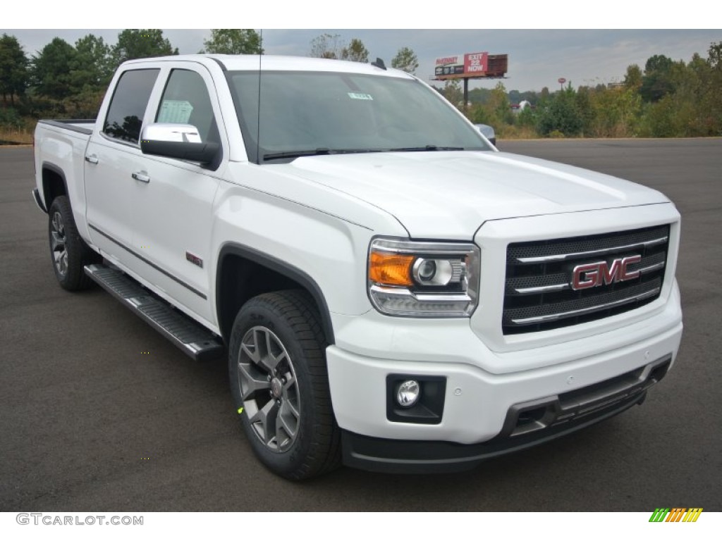 2014 Sierra 1500 SLT Crew Cab 4x4 - Summit White / Jet Black photo #1