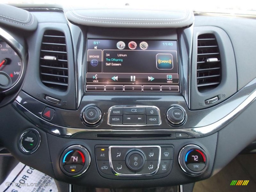 2014 Impala LTZ - Champagne Silver Metallic / Jet Black/Dark Titanium photo #14