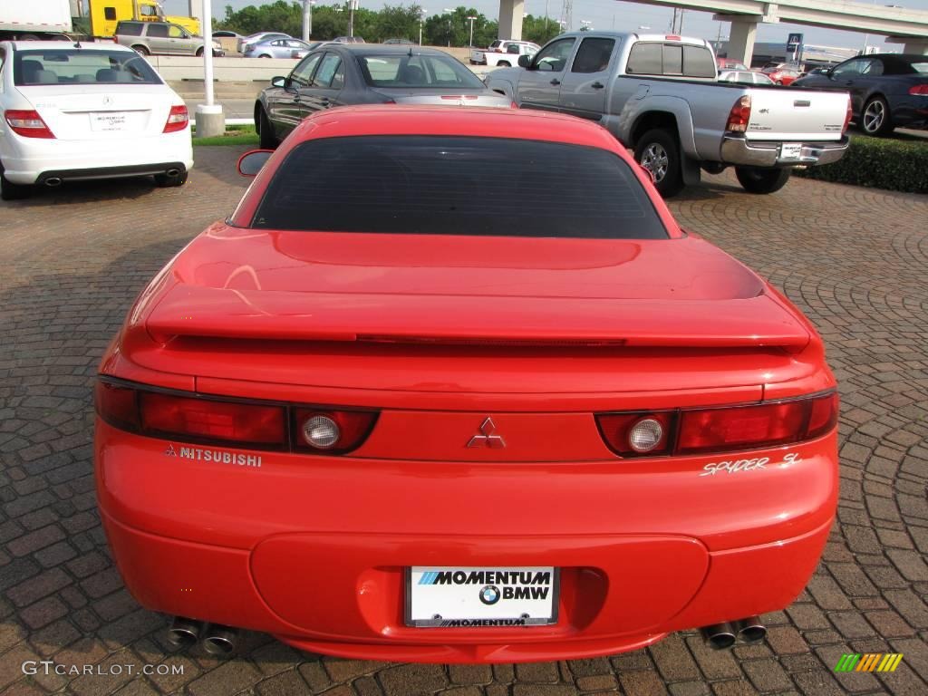 1995 3000GT Spyder SL - Caracas Red / Black photo #12