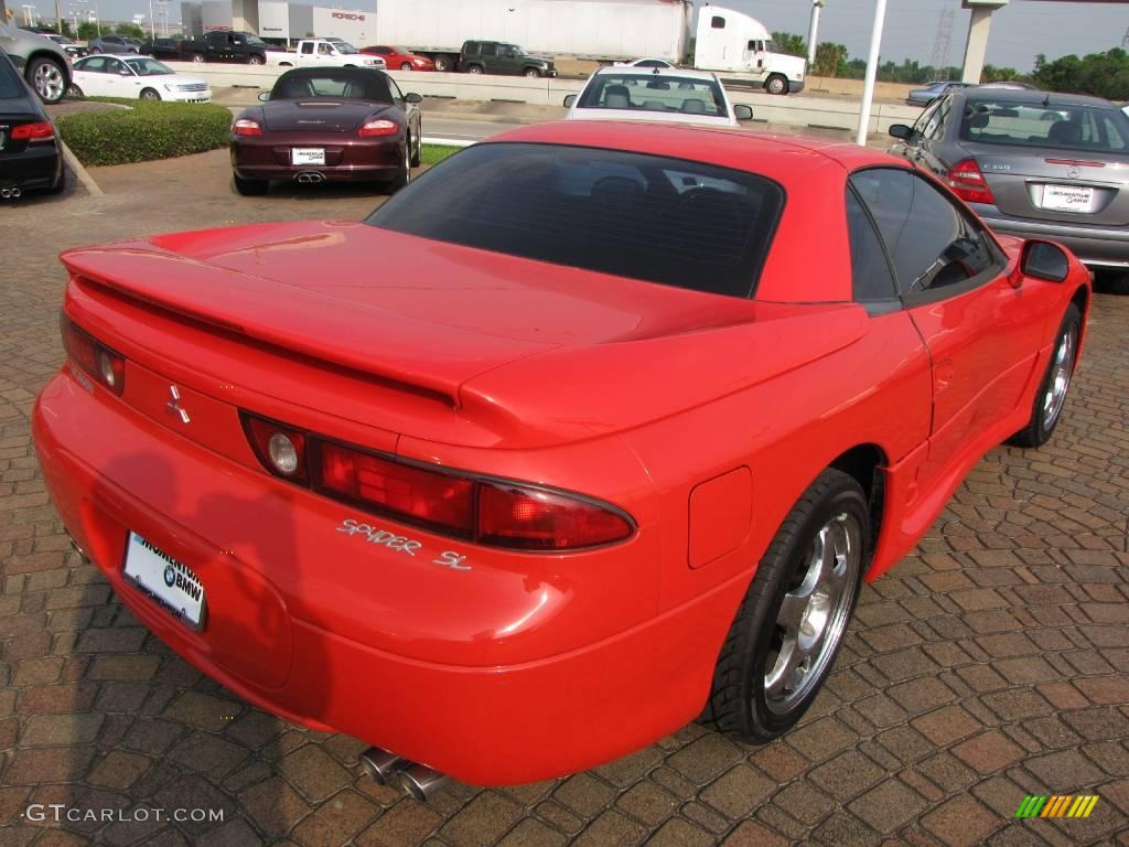 1995 3000GT Spyder SL - Caracas Red / Black photo #13