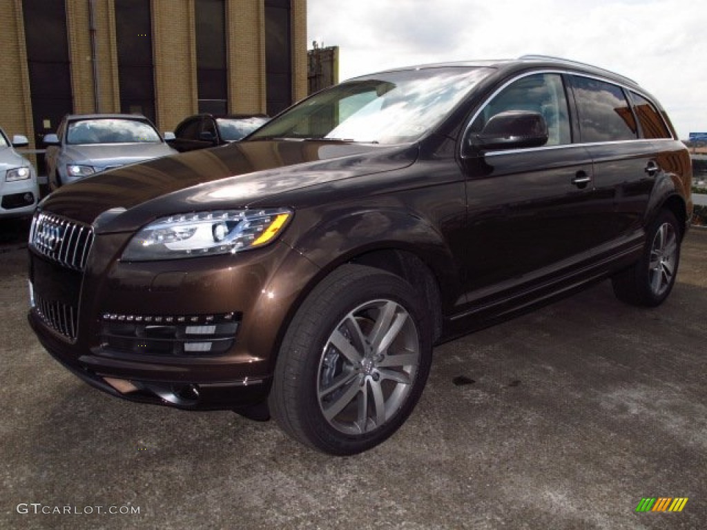 Teak Brown Metallic 2014 Audi Q7 3.0 TFSI quattro Exterior Photo #87323905