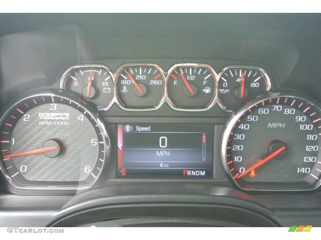 2014 GMC Sierra 1500 SLT Crew Cab 4x4 Gauges Photo #87324279