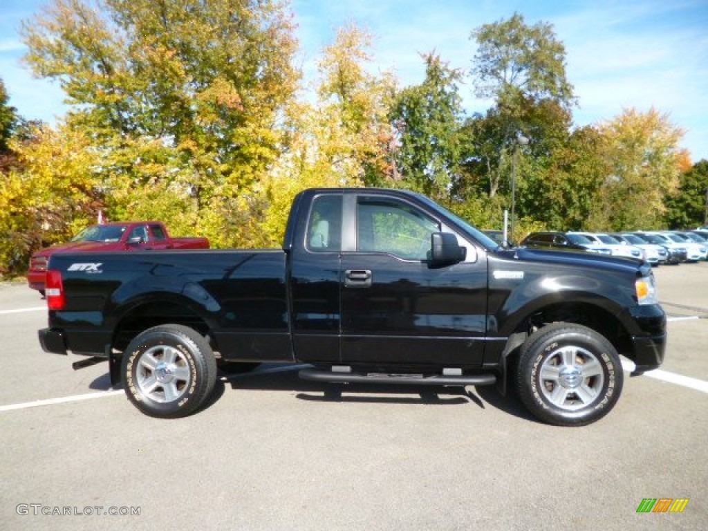 Black 2008 Ford F150 STX SuperCab 4x4 Exterior Photo #87324340