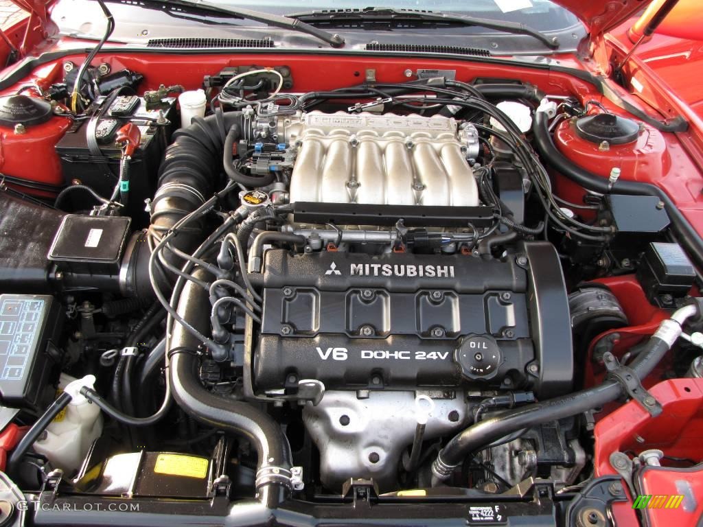 1995 3000GT Spyder SL - Caracas Red / Black photo #20