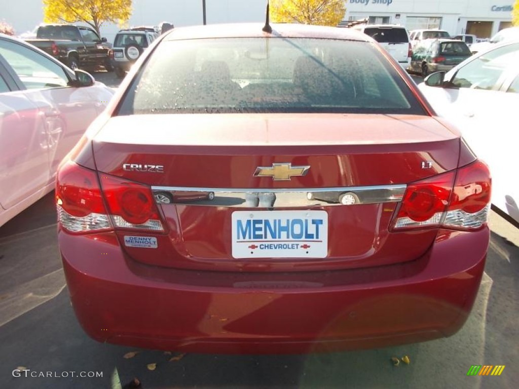 2014 Cruze LT - Red Hot / Jet Black photo #3