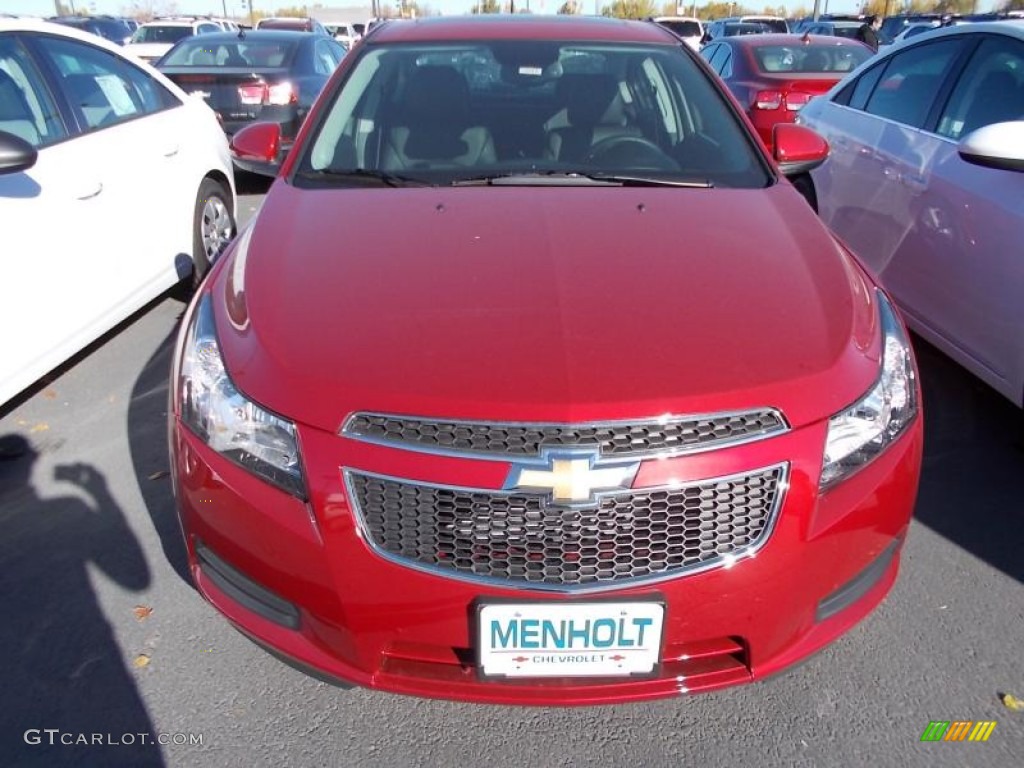 2014 Cruze LT - Red Hot / Jet Black photo #6