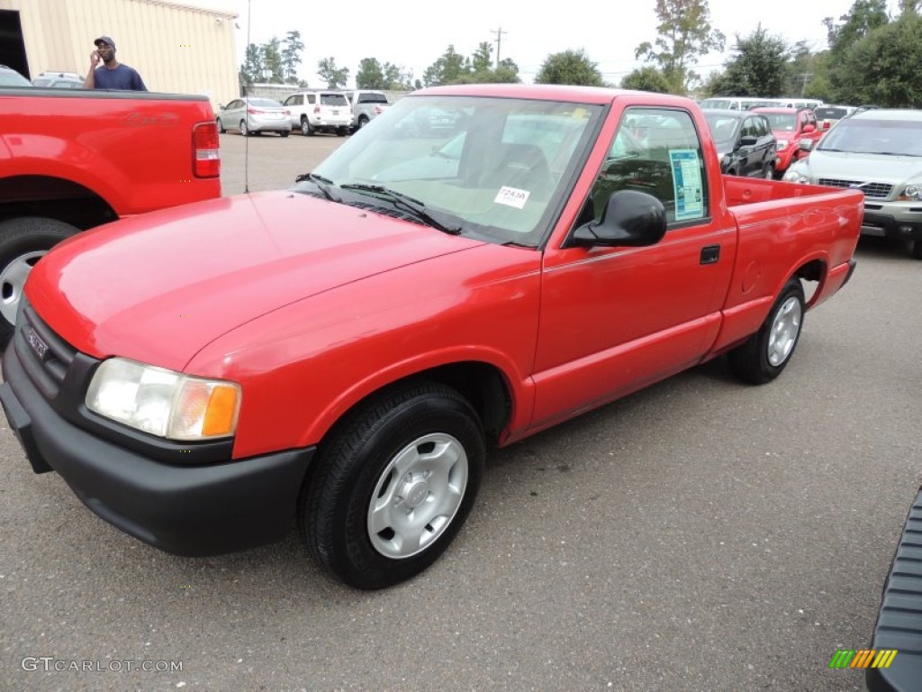 1996 Hombre S Regular Cab - Standard Red / Gray photo #2