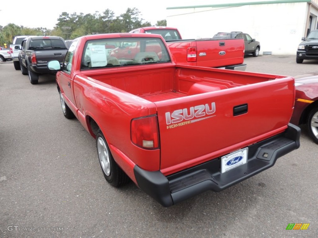 1996 Hombre S Regular Cab - Standard Red / Gray photo #11