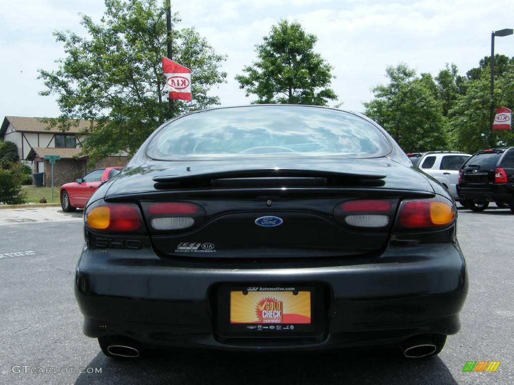 1997 Taurus SHO - Ebony Black Satin Metallic / Saddle photo #4