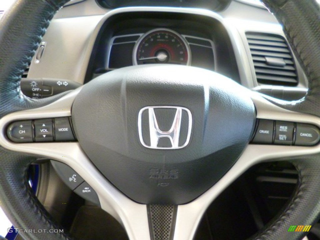 2008 Civic Si Sedan - Fiji Blue Pearl / Black photo #18