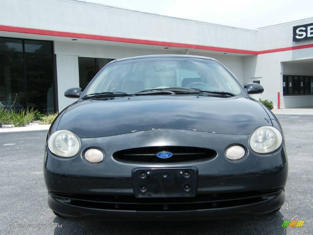 1997 Taurus SHO - Ebony Black Satin Metallic / Saddle photo #8