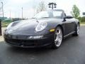 2007 Atlas Grey Metallic Porsche 911 Carrera S Cabriolet  photo #1