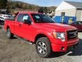 2013 Race Red Ford F150 STX SuperCab 4x4  photo #3