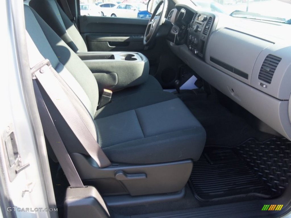 2011 Silverado 1500 LS Extended Cab 4x4 - Sheer Silver Metallic / Dark Titanium photo #12