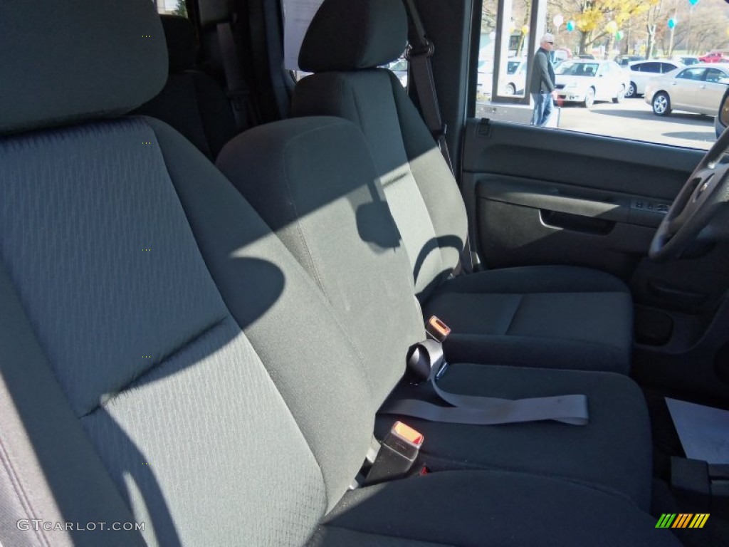 2011 Silverado 1500 LS Extended Cab 4x4 - Sheer Silver Metallic / Dark Titanium photo #13