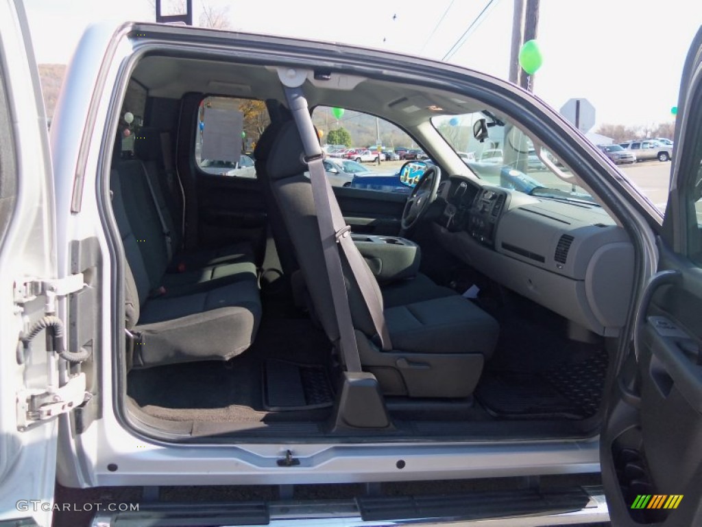 2011 Silverado 1500 LS Extended Cab 4x4 - Sheer Silver Metallic / Dark Titanium photo #14